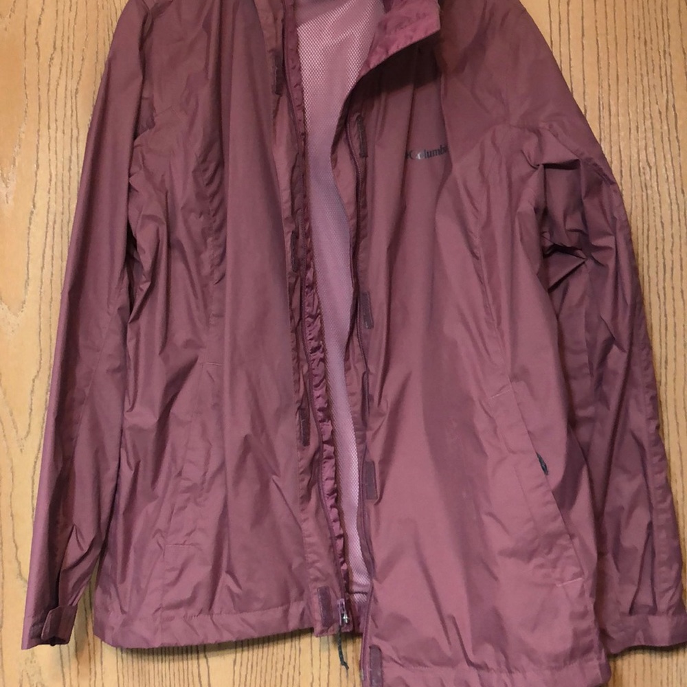 XL Pink Columbia Rain Coat